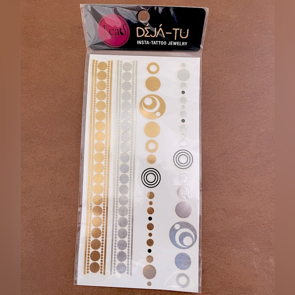 J Cats Beauty NWT Deja-Tu Insta-Tattoo Jewelry. Boho chic!